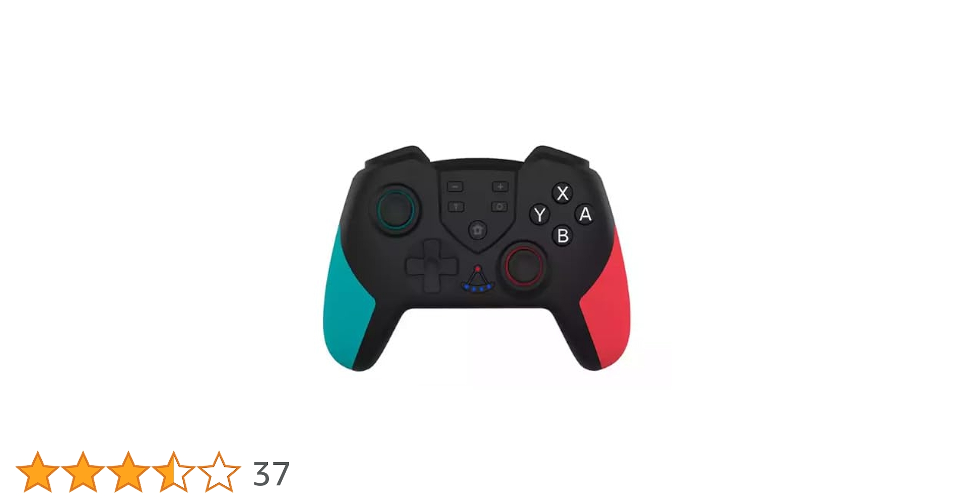 Amazon.co.jp: ワイヤレスコントローラー ブルー×レッド